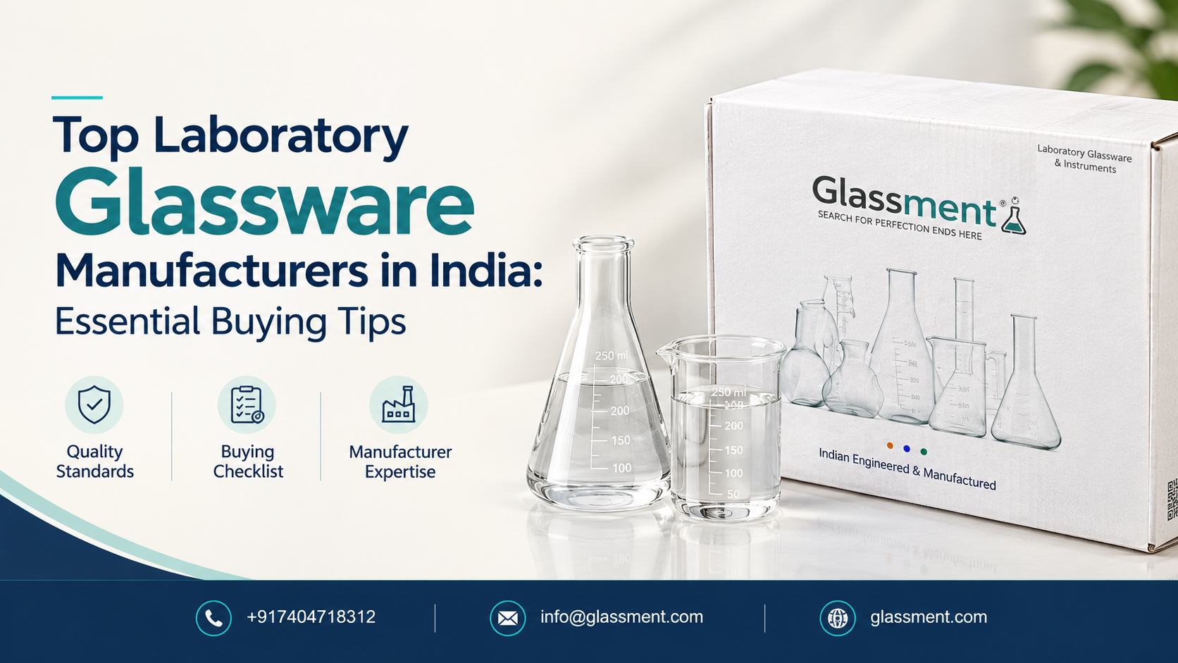Top Laboratory Glassware Manufacturers in India – Essential Buying Tips by Glassment